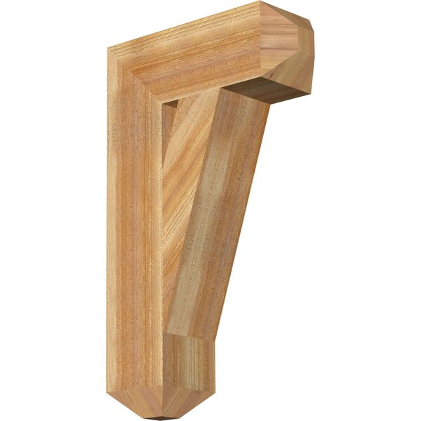 Ekena Millwork Traditional Craftsman Rough Sawn Bracket, Western Red Cedar, 6"W x 18"D x 30"H BKT06X18X30TRA04RWR - main